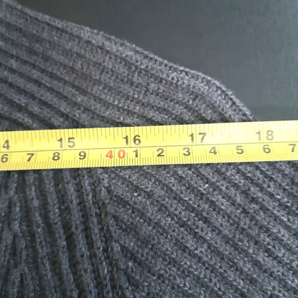 GAP SZ M Grey 100% Cotton Turtleneck Men's Vintage Sweater - Picture 10 of 15